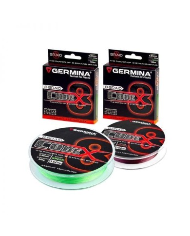 PLECIONKA GERMINA CODE 8 GREEN BRAID LINE 0,12MM/1