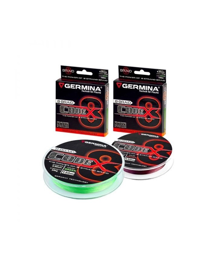 PLECIONKA GERMINA CODE 8 GREEN BRAID LINE 0,12MM/1