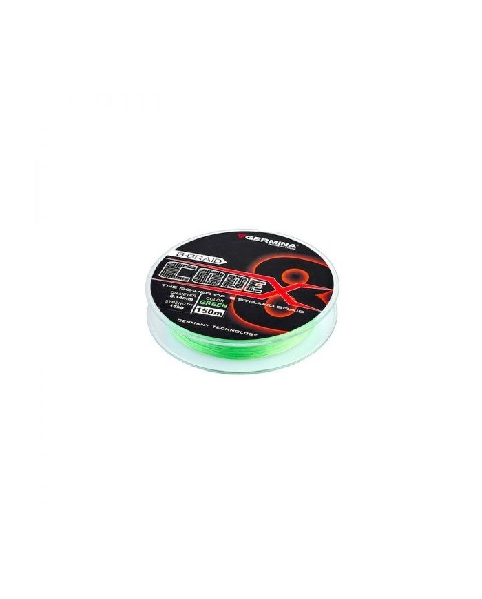 PLECIONKA GERMINA CODE 8 GREEN BRAID LINE 0,14MM/1