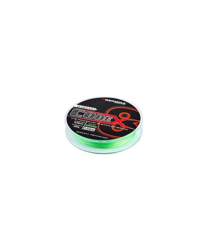 PLECIONKA GERMINA CODE 8 GREEN BRAID LINE 0,20MM/2