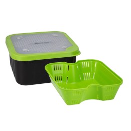 Pudełko MIKADO z sitkiem i pokrywką do pelletu - 1L