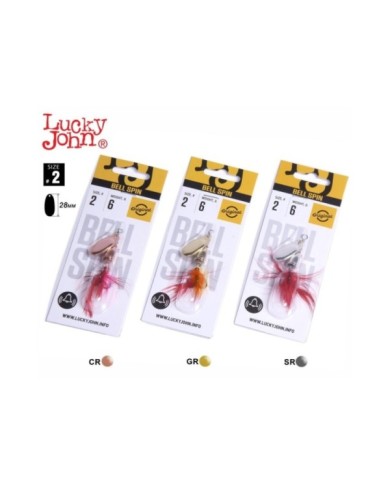 Lucky John Bell Spin 02, 6g - 3pcs