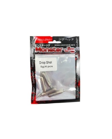 Ciężarek LUCKY JOHN DropShot Long 5g - 4 szt.