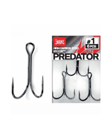 Kotwica Podwójna LUCKY JOHN Predator LJH121 roz. 1/0 - op. 6 szt.