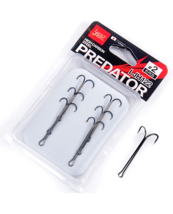 Kotwica Podwójna LUCKY JOHN LJH122 roz. 6 - op. 6 szt.