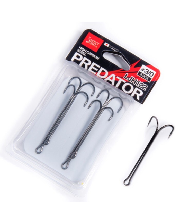 Kotwica Podwójna LUCKY JOHN LJH122 roz. 3/0 - op. 4 szt.