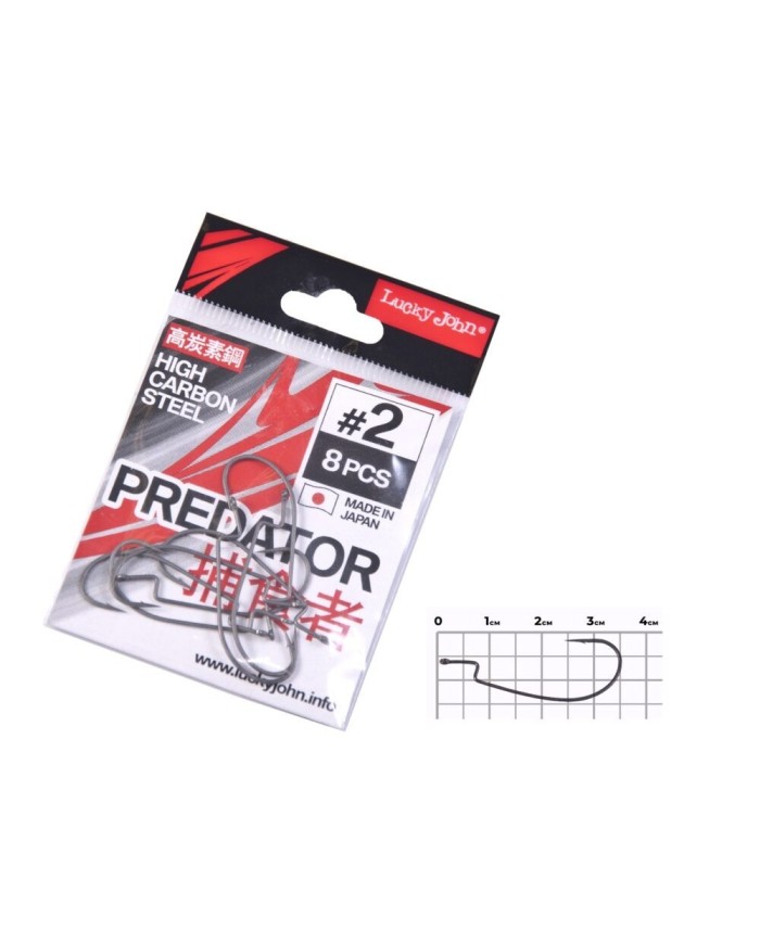 Lucky John Offset hooks LJH345