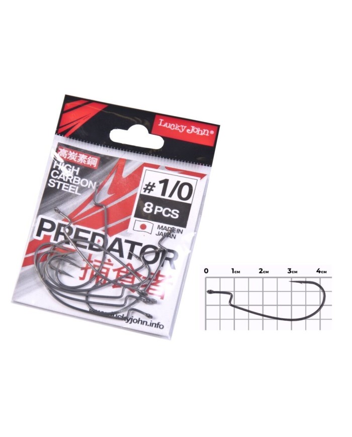 Lucky John Offset hooks LJH345