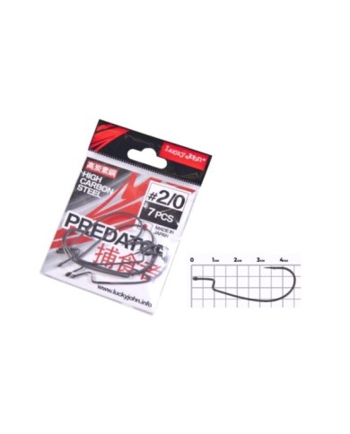 Hak Offsetowy LUCKY JOHN LJH345 roz. 2/0 - op. 7 szt.