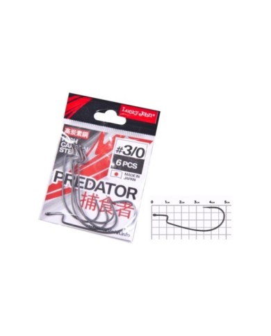 Hak Offsetowy LUCKY JOHN LJH345 roz. 3/0 - op. 6 szt.