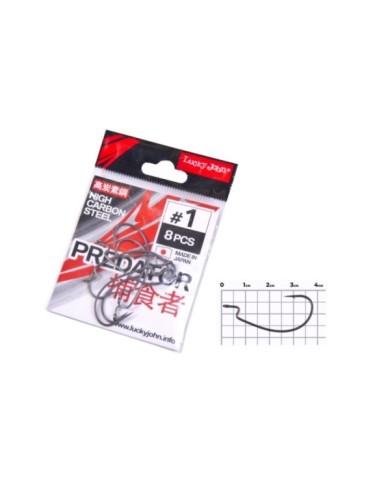 Lucky John Offset hooks LJH350