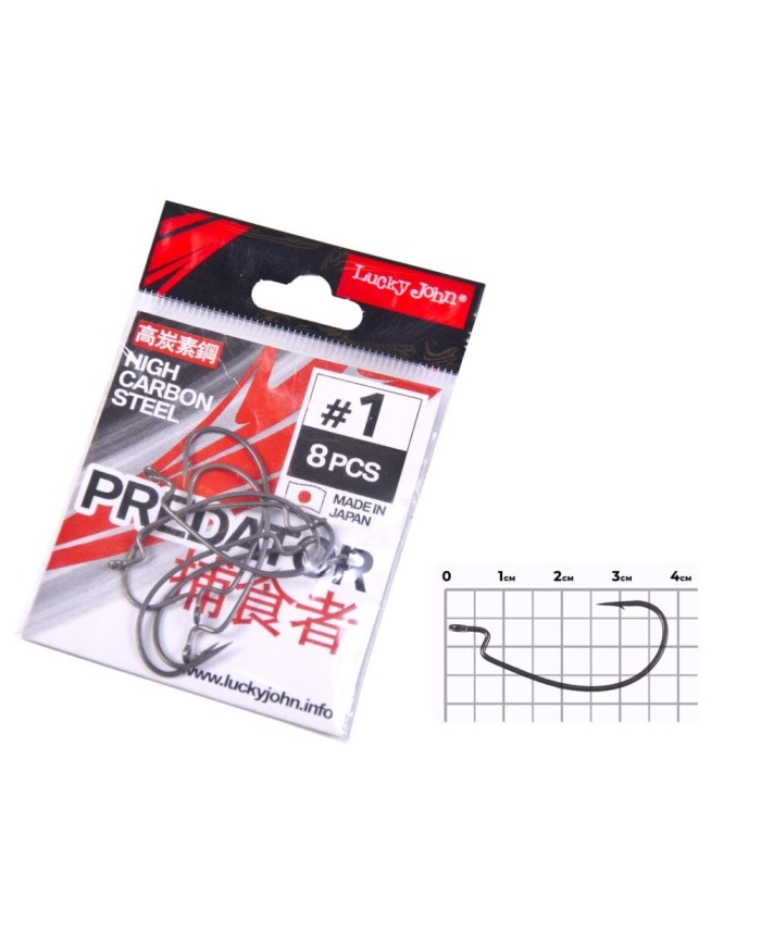 Lucky John Offset hooks LJH350