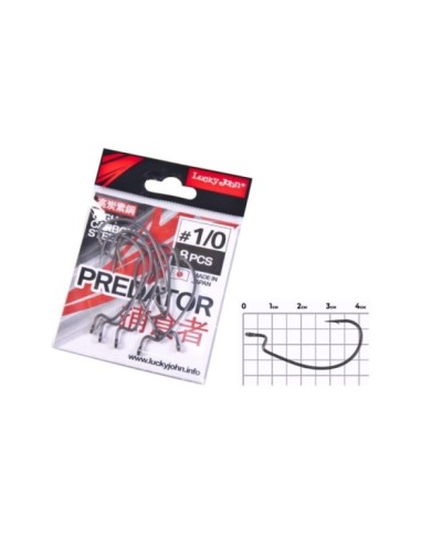 Lucky John Offset hooks LJH350