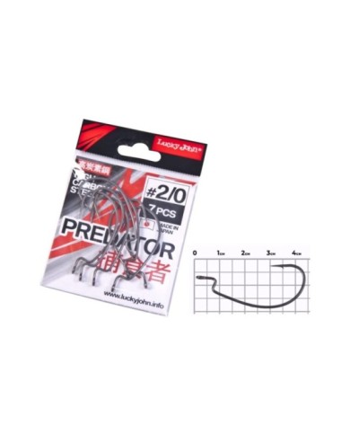 Lucky John Offset hooks LJH350