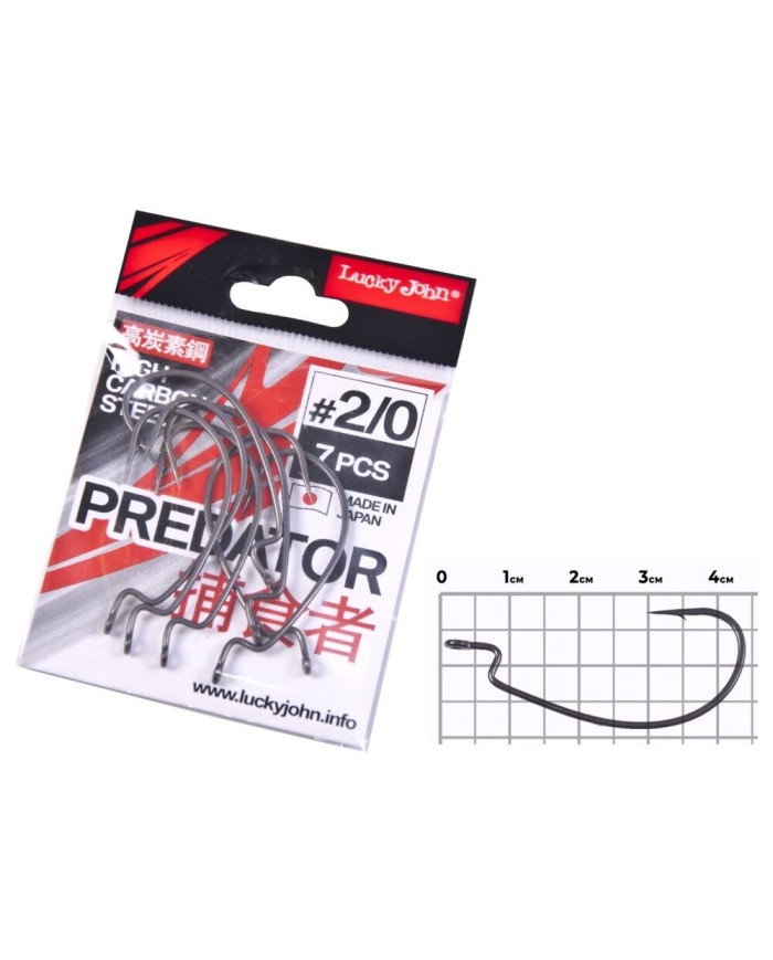 Hak Offsetowy LUCKY JOHN LJH350 roz. 2/0 - op. 7 szt.