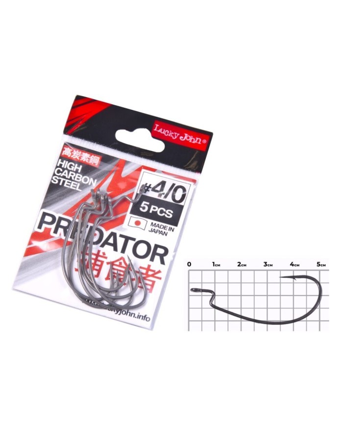 Hak Offsetowy LUCKY JOHN LJH350 roz. 4/0 - op. 5 szt.
