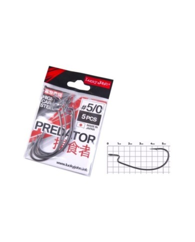 Lucky John Offset hooks LJH350