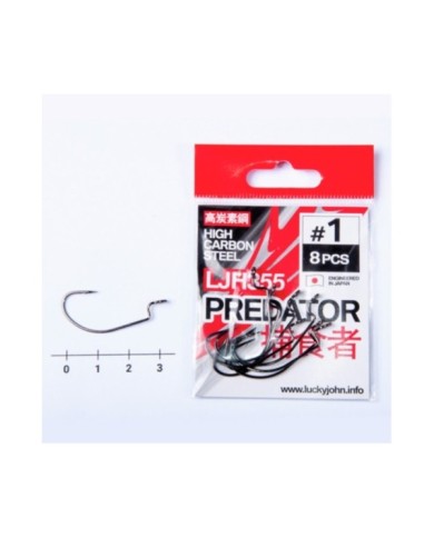 Lucky John offset hooks PREDATOR LJH355