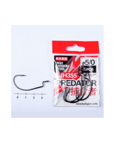 Lucky John offset hooks PREDATOR LJH355