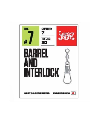 Krętlik z Agrafką LUCKY JOHN roz. 16 9kg - op. 10 szt.