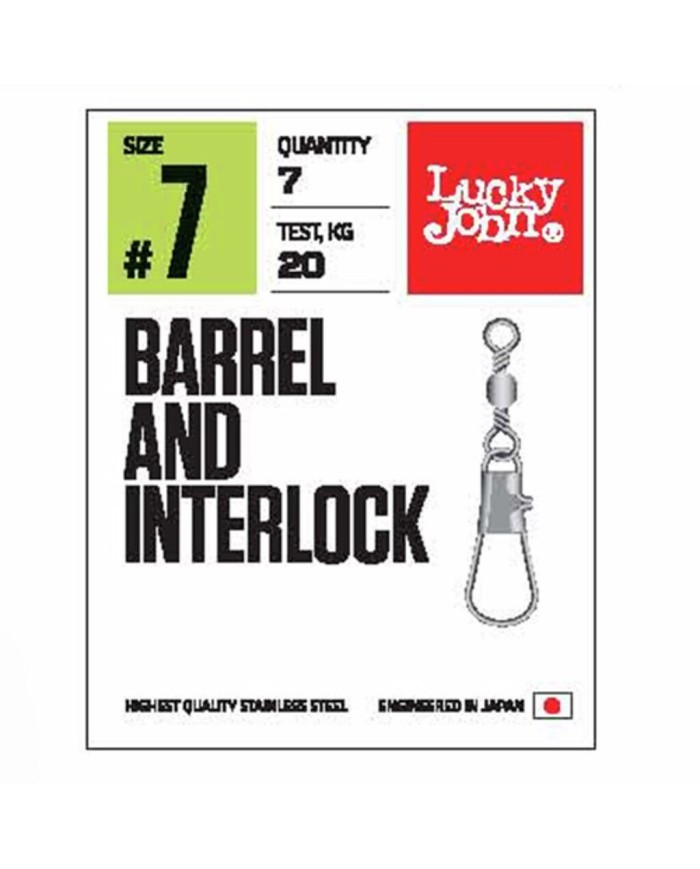 Krętlik z Agrafką LUCKY JOHN roz. 16 9kg - op. 10 szt.