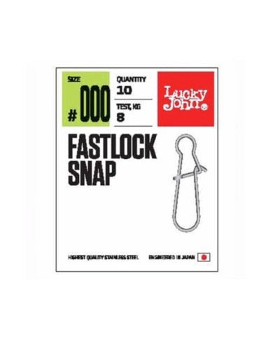 Agrafka LUCKY JOHN Fastlock Snap roz. 2 - 22kg - op. 10 szt.