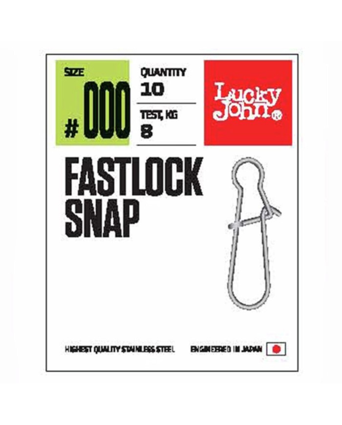 Agrafka LUCKY JOHN Fastlock Snap roz. 3 - 27kg - op. 9 szt.