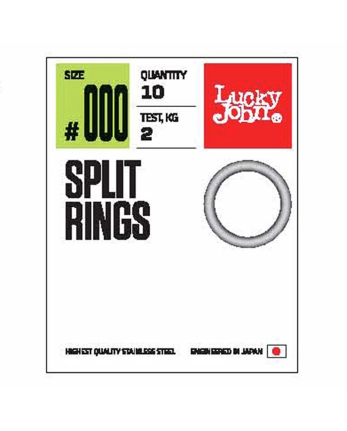 Kółko łącznikowe roz. 5 LUCKY JOHN Split Rings 8kg 7 szt.