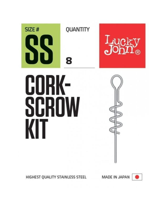 Wkrętka do Gum LUCKY JOHN roz. SS - 8 szt.