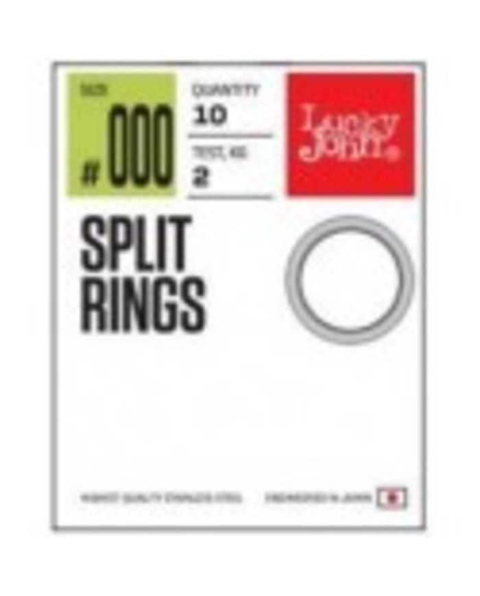 Kółko łącznikowe roz. 00 LUCKY JOHN Split Rings 4kg 10 szt.