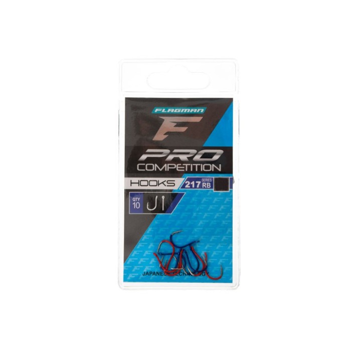 Haczyki FLAGMAN Pro Competition 217 Red/Blue - roz. 12