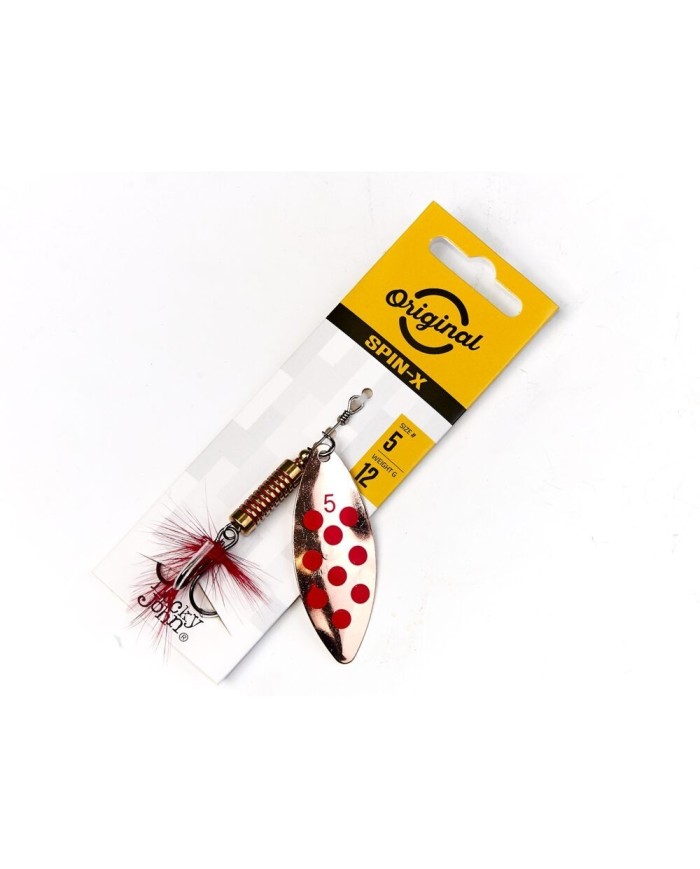 Obrotówka LUCKY JOHN Spin X Long nr 5 12g - CR