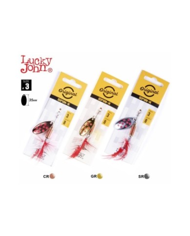 Obrotówka Lucky John Spin X Round 8g Set - 001SET