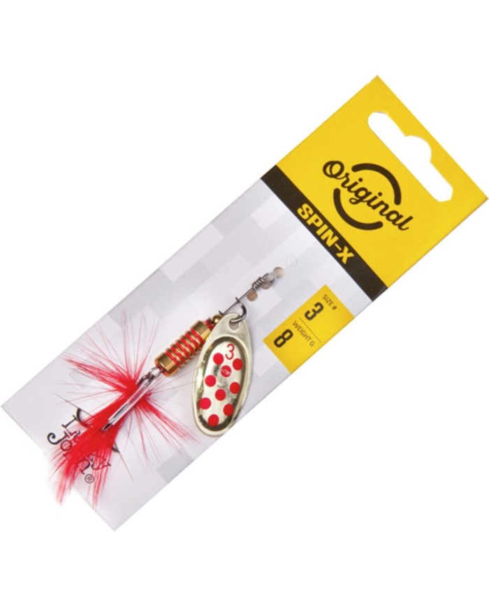 Obrotówka LUCKY JOHN Spin X Round nr 3 8g - GR