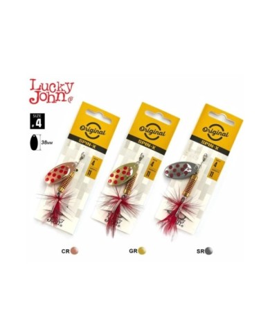 Obrotówka Lucky John Spin X Round 11g SET - 001SET