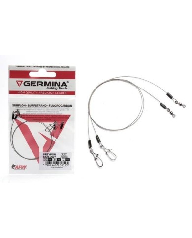 Przypon Stalowy Germina 7x7 Surflon 9kg Standard 25cm