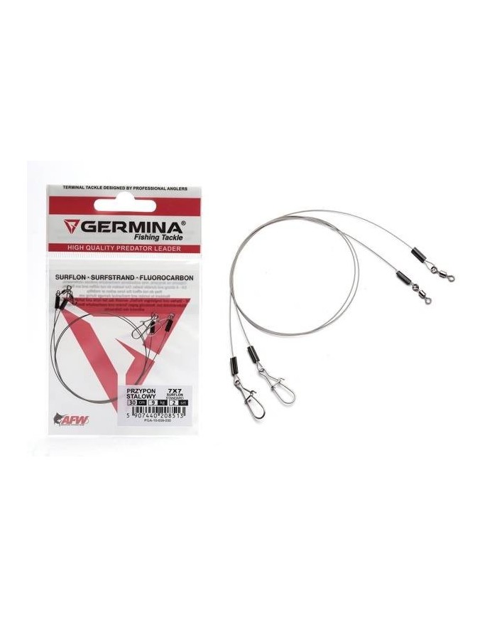 Przypon Stalowy Germina 7x7 Surflon 9kg Standard 35cm