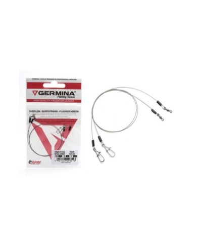 Przypon Stalowy Germina 7x7 Surflon 18kg Standard 30cm