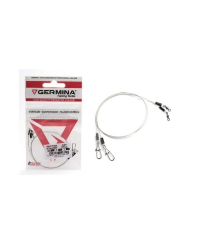 Przypon Stalowy Germina 1x7 Surflon 9kg Standard 15cm