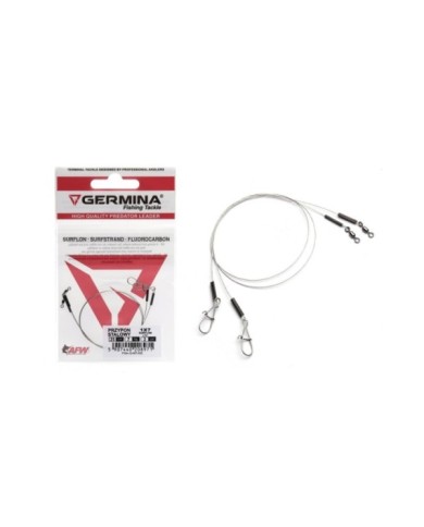 Przypon Stalowy GERMINA 1x7 Surflon Lite 35cm 7kg - 2 szt.