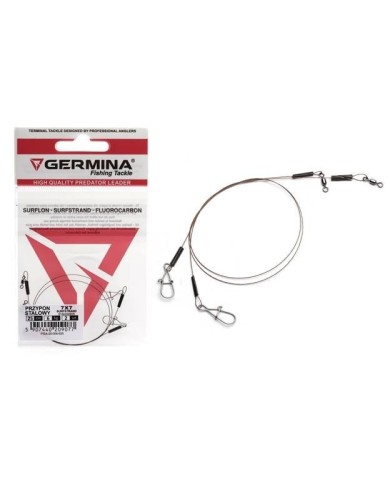 Przypon Stalowy GERMINA 7x7 Surfstrand 15cm 6kg - 2 szt.