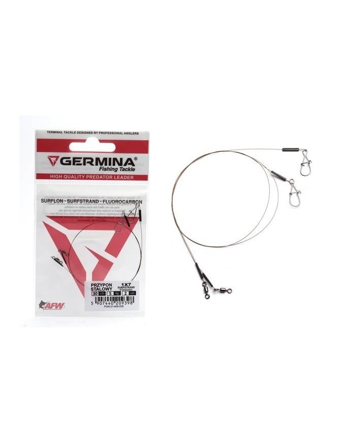 Przypon Stalowy Germina 1x7 Surfstrand 5kg Standard 15cm