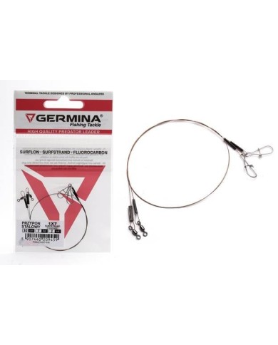 Przypon Stalowy GERMINA 1x7 Surfstrand 15cm 7kg - 2 szt.