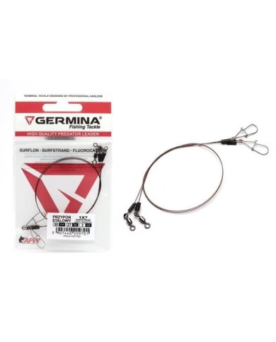 Przypon Stalowy Germina 1x7 Surfstrand 27kg Giant Predator 25cm