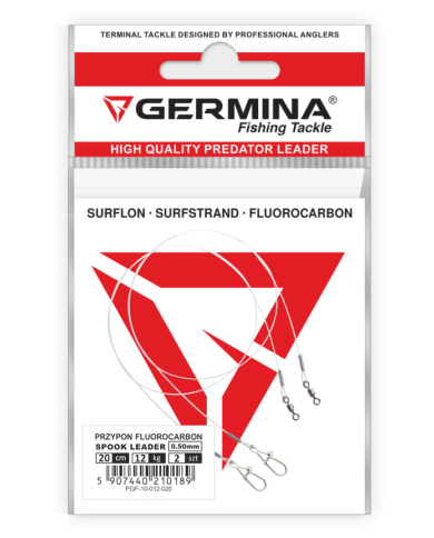 Przypon Germina Fluorocarbon 45 kg - 50 Cm
