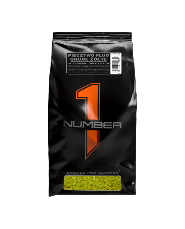 Pieczywo Fluo Grube Żółte GENLOG 300g Pieczywo Fluo Grube Żółte GENLOG 300g