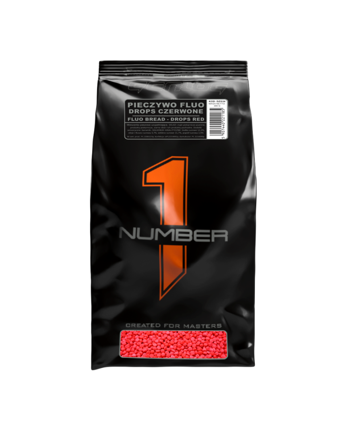 Pieczywo Fluo Drops Czerwone GENLOG 300g Pieczywo Fluo Drops Czerwone GENLOG 300g