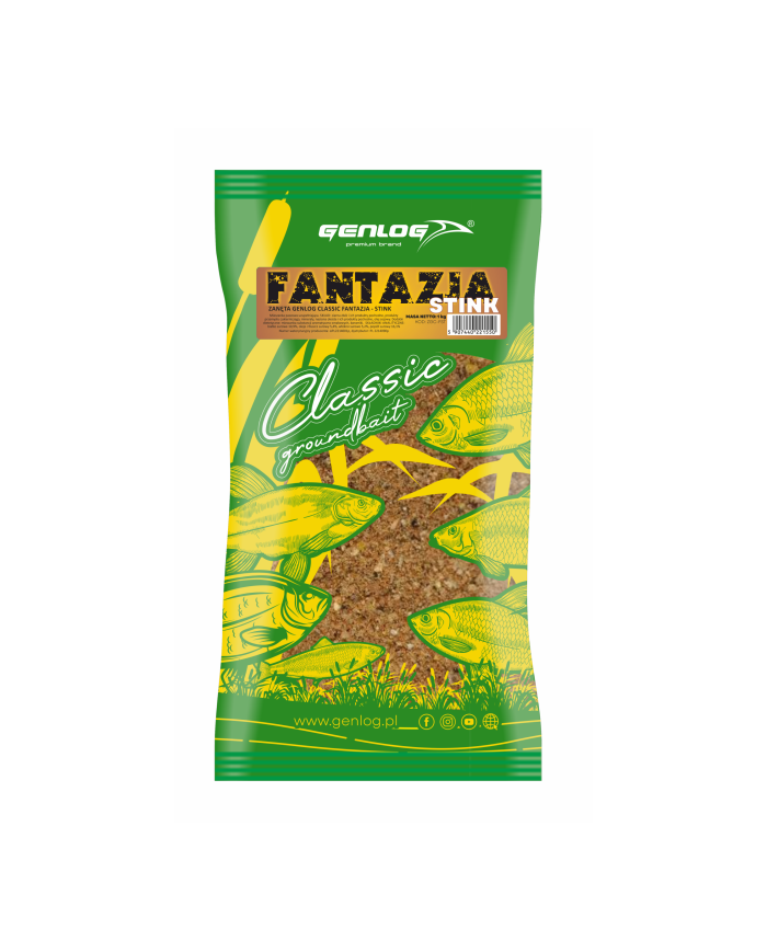 Zanęta GENLOG Classic Fantazja 1kg - Stink - Ryba / Śmierdzący Ser Zanęta GENLOG Classic Fantazja 1kg - Stink - Ryba / Śmierdzący Ser