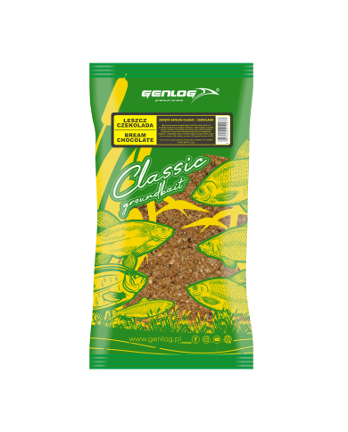Zanęta GENLOG Classic 1 kg - Leszcz Czekolada Zanęta GENLOG Classic 1 kg - Leszcz Czekolada