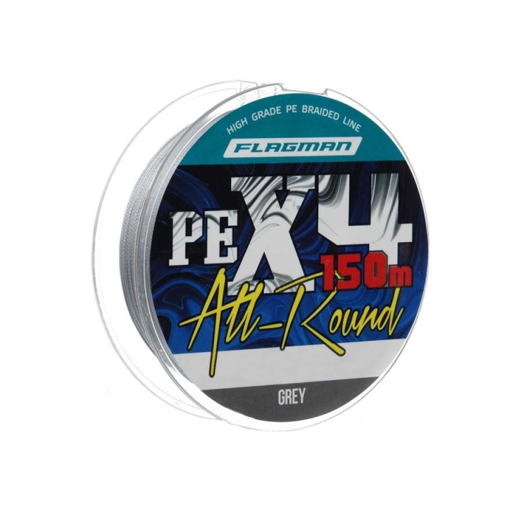 Plecionka FLAGMAN All-Round PE X-4 150m 0.19mm Grey